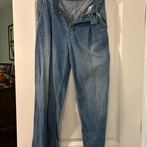 Free People Relaxed Light Blue Jeans